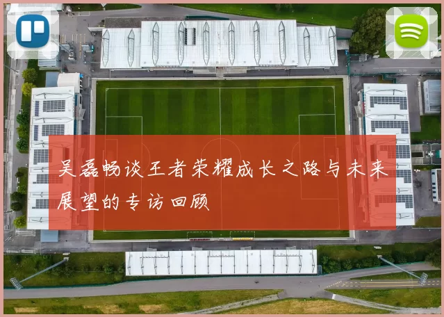 吴磊畅谈王者荣耀成长之路与未来展望的专访回顾