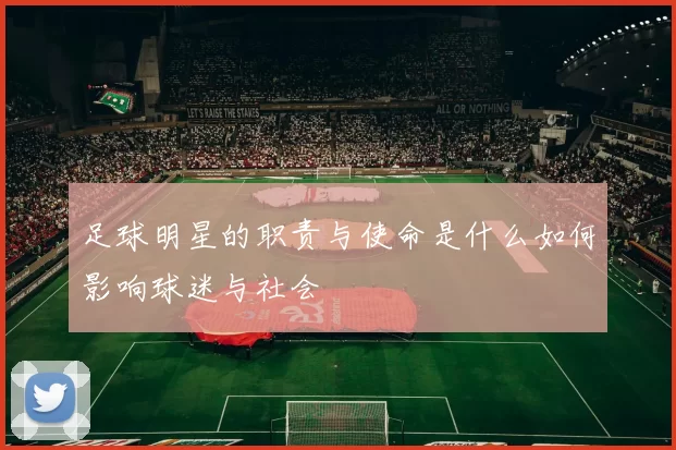 足球明星的职责与使命是什么如何影响球迷与社会